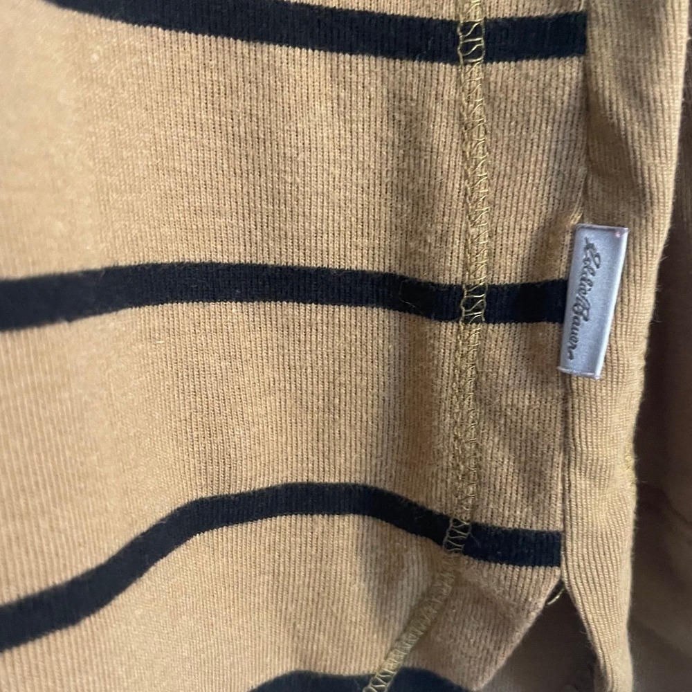 Eddie Bauer Striped Hoodie Long Sleeve Casual Comfy Athleisure Top - Picture 2 of 6